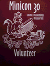 Small image of the front of the Minicon 30 volunteer t-shirt
