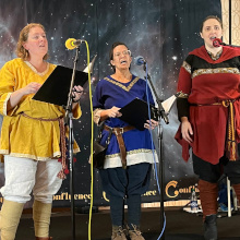 Photo of Sassafrass: Ada Palmer, Emily Lewis and Lauren Schiller