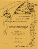 Small image of the front of a Not-Anokon '85 flyer
