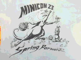Small image of the front of the Minicon 23 t-shirt: Spring Forward