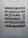 Small image of the front of the Minicon 27 volunteer t-shirt