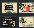 Small image of some Minicon 28 volunteer badges