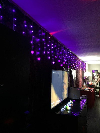 Pretty purple lights